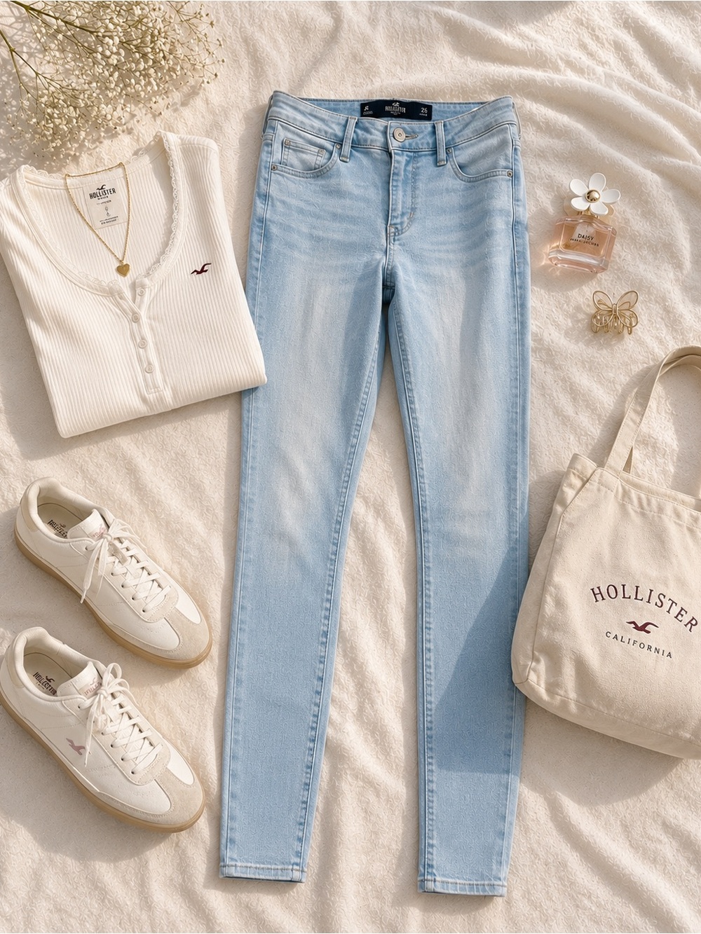 Hollister Light Blue Skinny Jeans